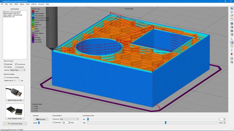 40mm test squircle (for checking tool paths and print behavior)