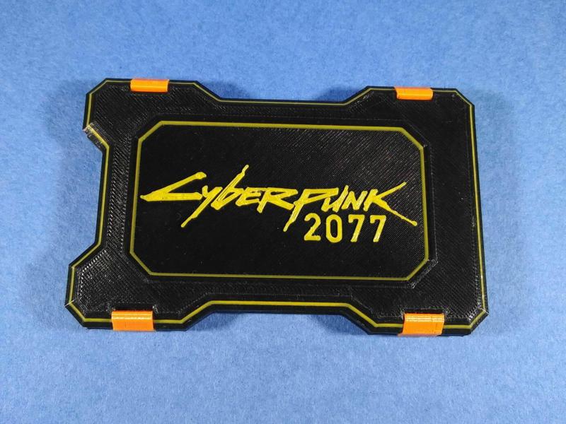 CARDHOLDER-WALLET (only back plate with logo Cyberpunk)