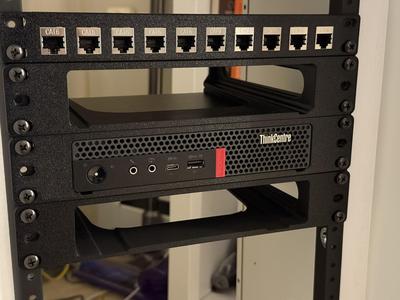 10 Inch Rack Mount for Lenovo Thinkcentre m920q (m720q) Tiny