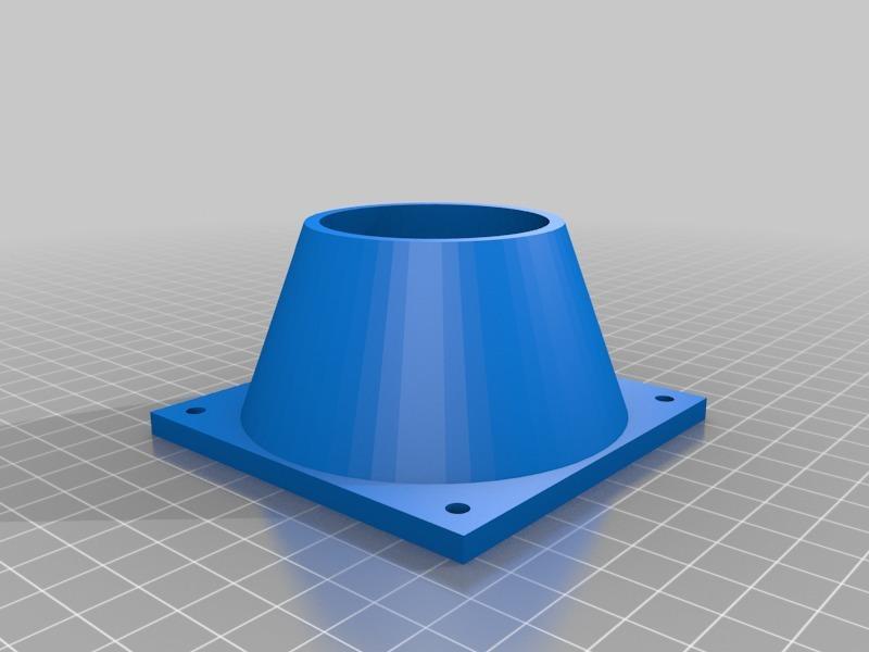 80x80mm to 46x46mm Air funnel for SUNON SF23080AT