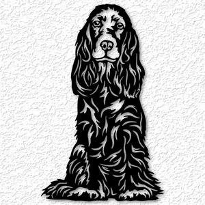 Irish setter dog wall art realistic dog wall decor 2d art