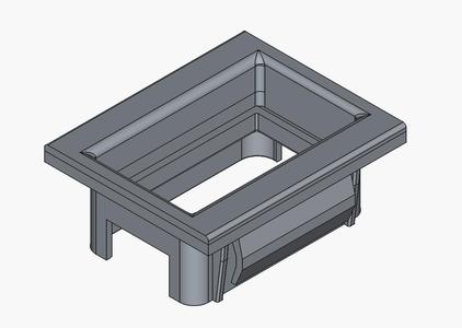 Fixation pour bouton d'ouverture de coffre - Porsche 944 / 924