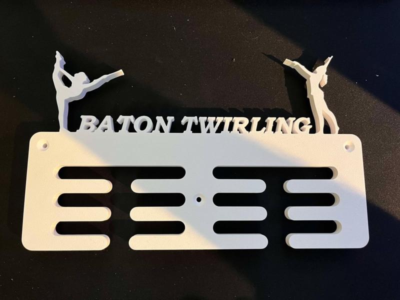 Baton Twirling Medal Hanger