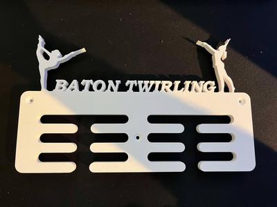 Baton Twirling Medal Hanger