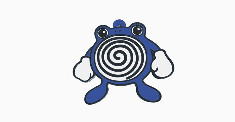 Poliwhirl Pokémon LLavero