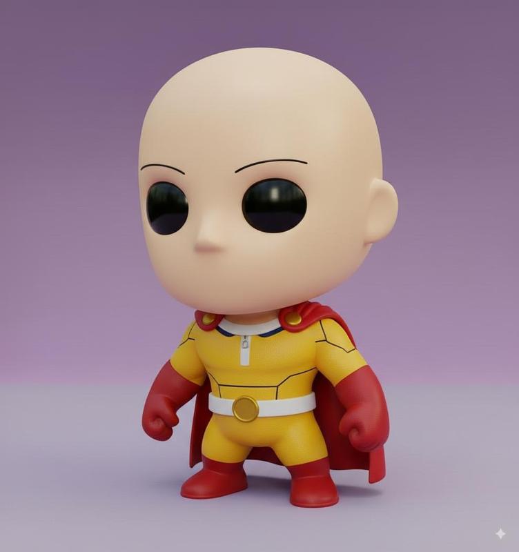 Saitama Kawaii - 3D Collectable Figure