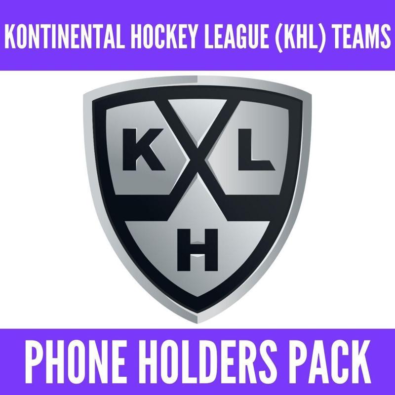 Kontinental Hockey League (KHL) Teams - Phone Holders Pack