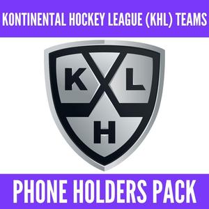 Kontinental Hockey League (KHL) Teams - Phone Holders Pack