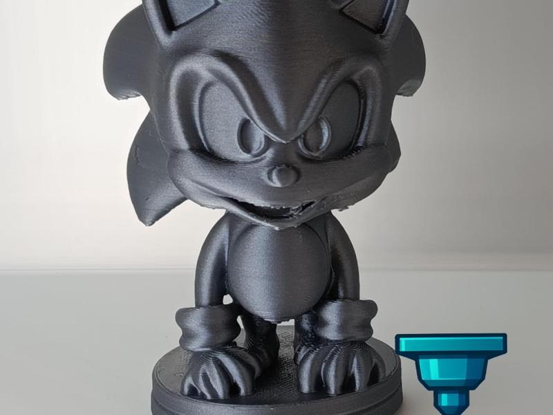 Stylized Sonic - Fun and Expressive 3D Figurine