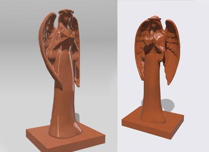 Angel heart statue, angel star sculpture, Angel Figurine, meaningful spiritual gift,  Altar Meditation, Peace, Faith, Love, Hope, Healing, Protection