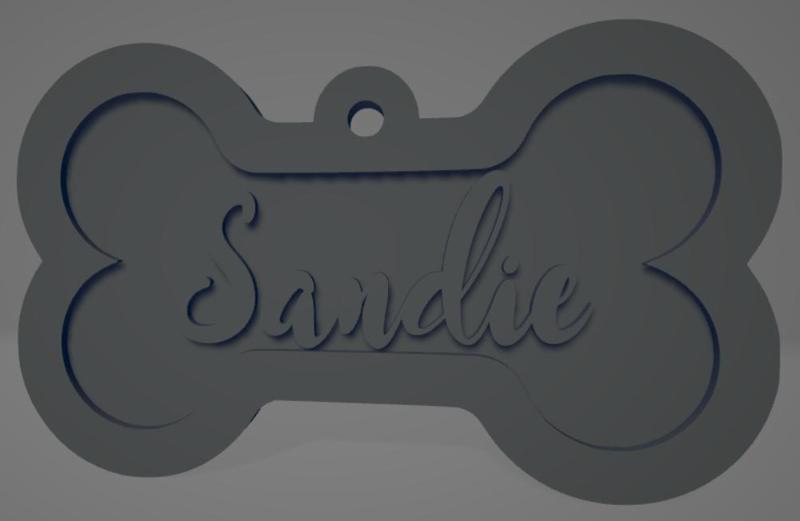 Bicolor Dog Collar "Sandie" - Collar bicolor para perro "Sandie"