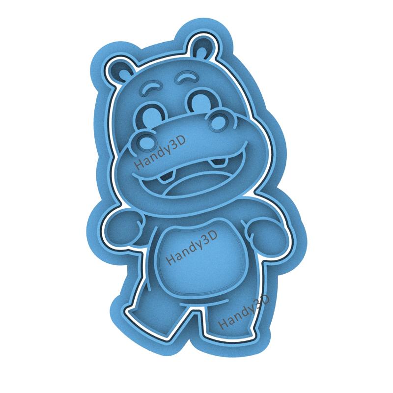 Hank babybus COOKIE CUTTER 9cm