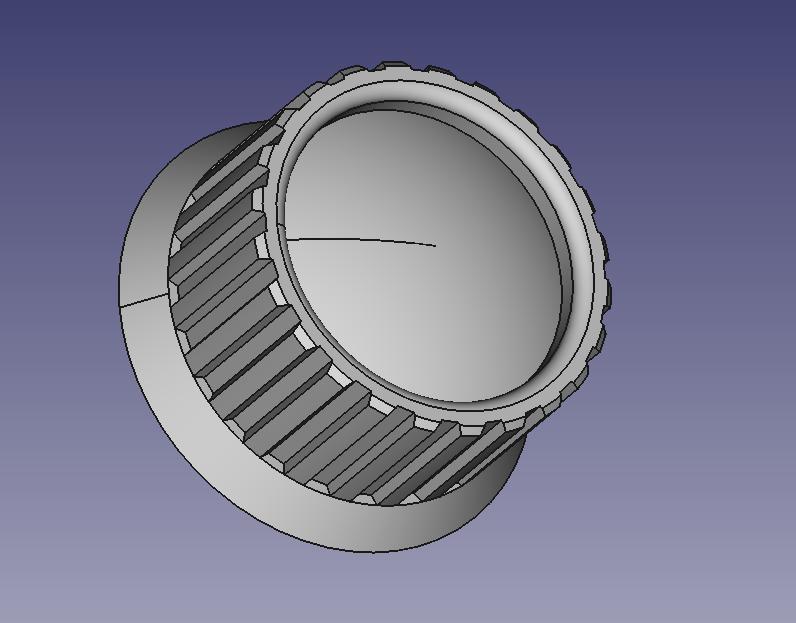 Radio knob D30 d6,5 H15