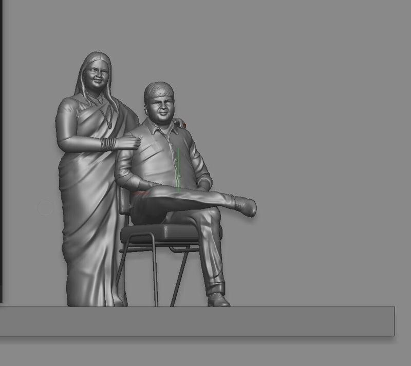 couple on chair , stylish couple pose