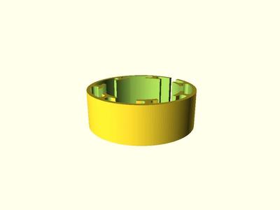 Parametric capacitor spacer
