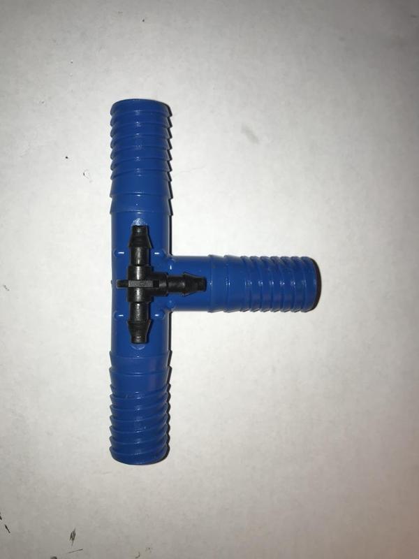 5/8" x 1/4" x 5/8" Barb Tee