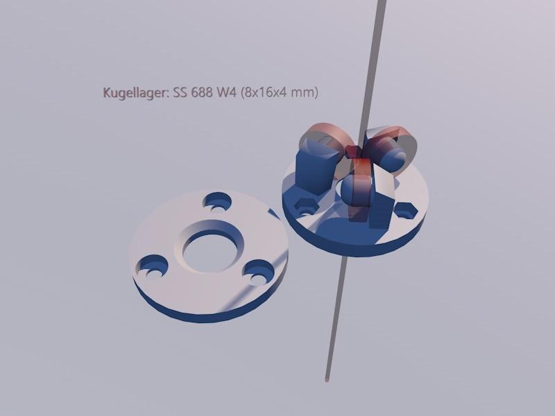 Filamentdurchführung