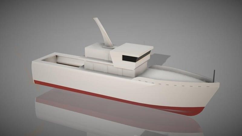 RC BOAT "ARENUI COAST GUARD"