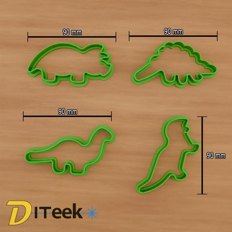 Cookie Cutter Dinosaur Kit