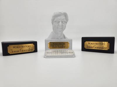 Trophy Base with 1"x3" Name Plate