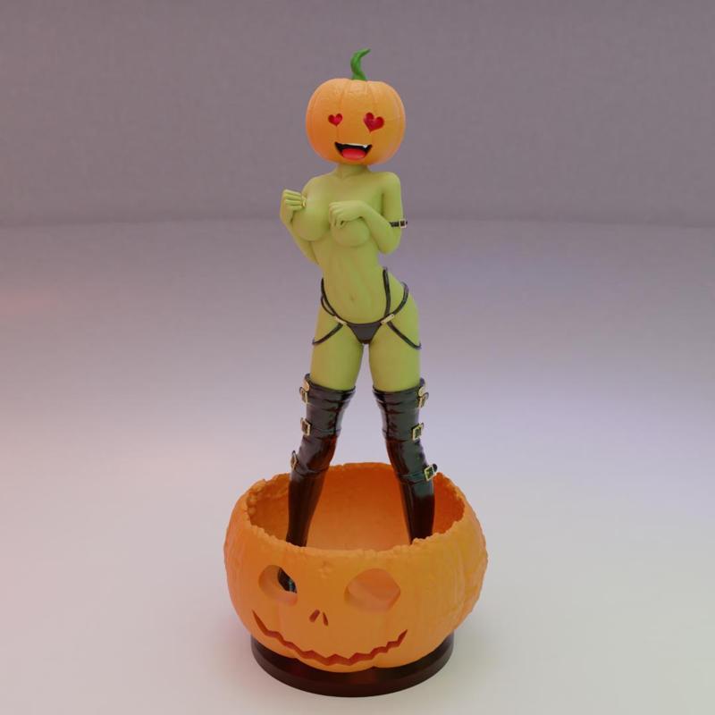 Fantasy World Monster Girl - Jacqueline O' Lantern (SFW)