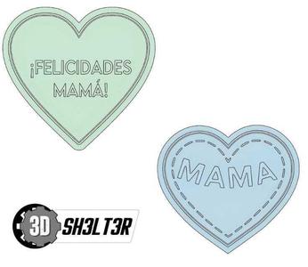 COOKIE CUTTER, HAPPY MOTHER'S DAY, MOM, MAMA