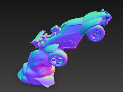 Rocket League 10-year Anniversary Trophy