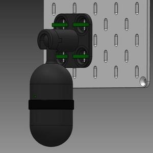 Razer Siren Mini Ikea Skadis Mount 5/8 inch tread