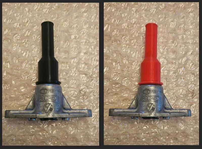 Aprilia Rotax 122 PowerValve Cap / Boot TPU