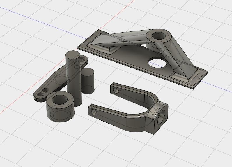 Steerable Tailwheel for RC Airplanes