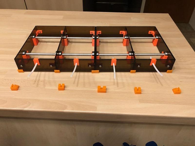 Prusa i3 Mk2 MMU Spoolholder Rubberfeet (Gummifüsse für Spulenhalter)