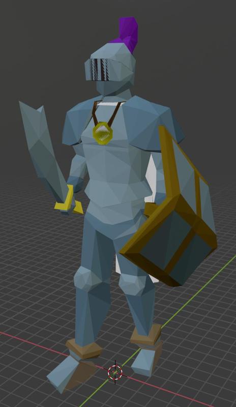 Rune Armor Set - Oldschool Runescape Character