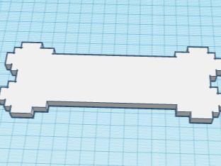 Sans' Bone prop/decoration