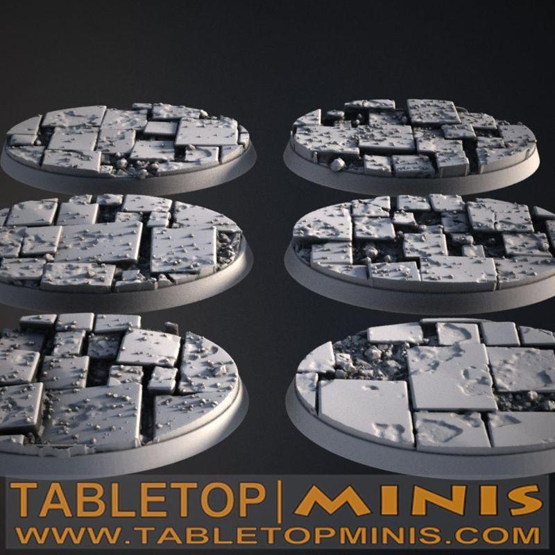 Broken Tiles 60x35mm Bases