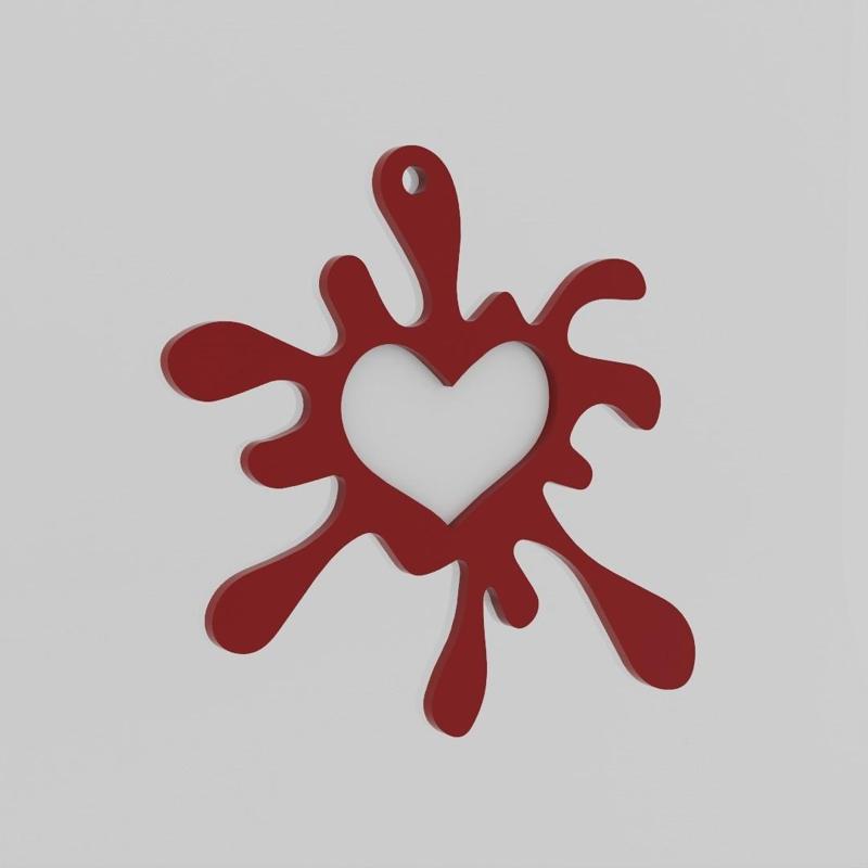 Heart keychain / Heart keychain