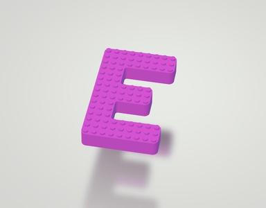 DECORATIVE LETTER E
