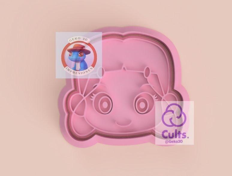 Avatar Katara cookie cutter ( Avatar Katara cookie cutter )