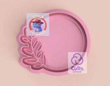 Floral frame cutter (vintage frame cookie cutter)
