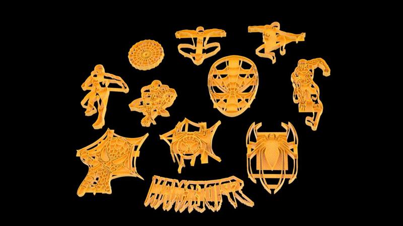 Spiderman - Spiderman! (Pack of 11 CALLET CUTTERS)