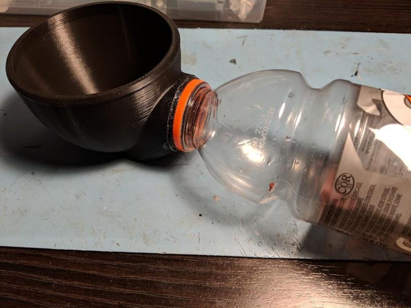 Gatorade Cap Adapter for Upcycled Bird Feeder