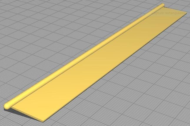 Volet de grille d'aération du conduit de la hotte aspirante