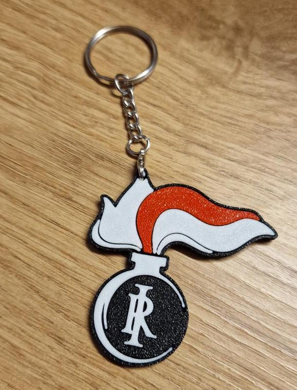 Carabinieri keychain in relief 2nd version