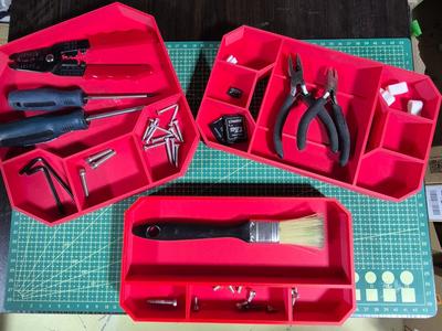 On‑the‑Go Trio: 3D‑Printed Tool & Hobby Mats