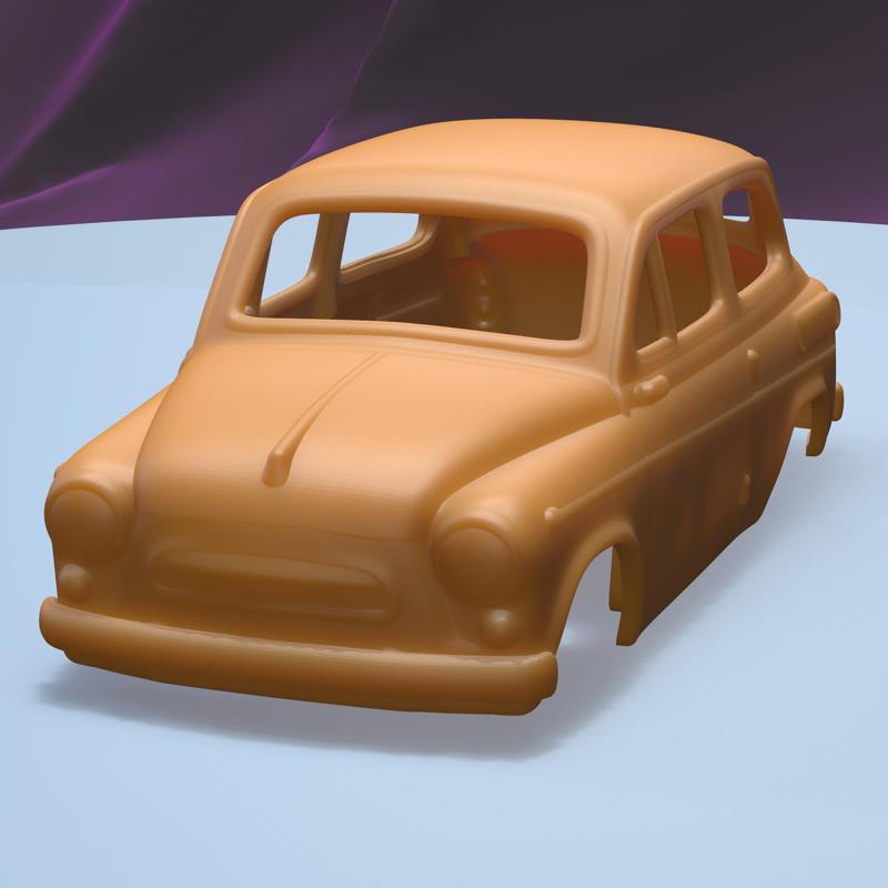 ZAZ 965A ZAPOROZHETS 1962  (1/24) printable car body