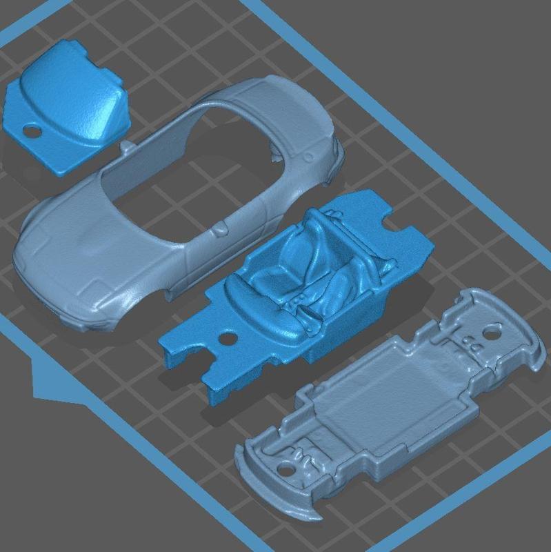 HW Mazda Miata MX-5 All Separate Parts 3d Scan