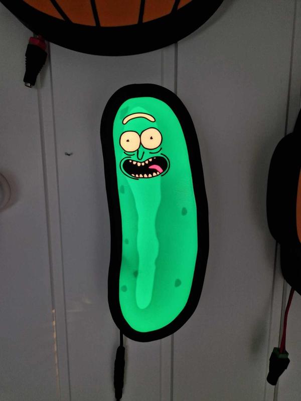 Pickle Rick light box, single/dual AMS