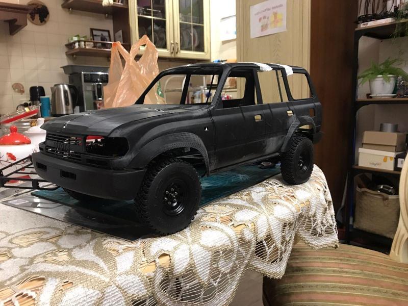 Toyota Land Cruiser 1989 J80 322mm  printable body 1/9
