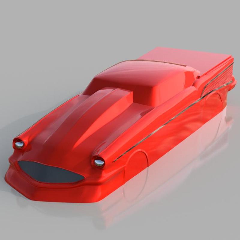 STL  BODYWORK  CHEVY BEL AIR PRO MOD  1957