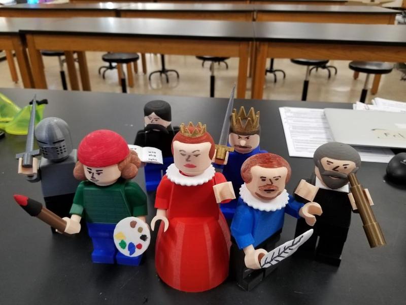 Renaissance Giant Lego Figures Project 2017