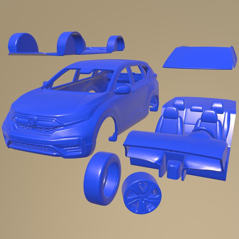 Cr-V Lx 2021 PRINTABLE CAR IN SEPARATE PARTS